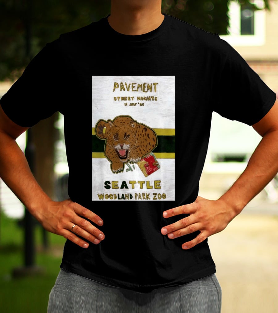 Pavement Street Nights Seattle Woodland Park Zoo July 19 2026 T-Shirt