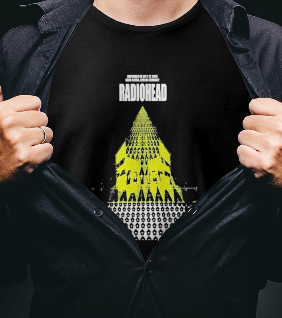 Radiohead Berlin 2025 Tour Dates Uber Arena Germany December 8 9 11 12 T-Shirt