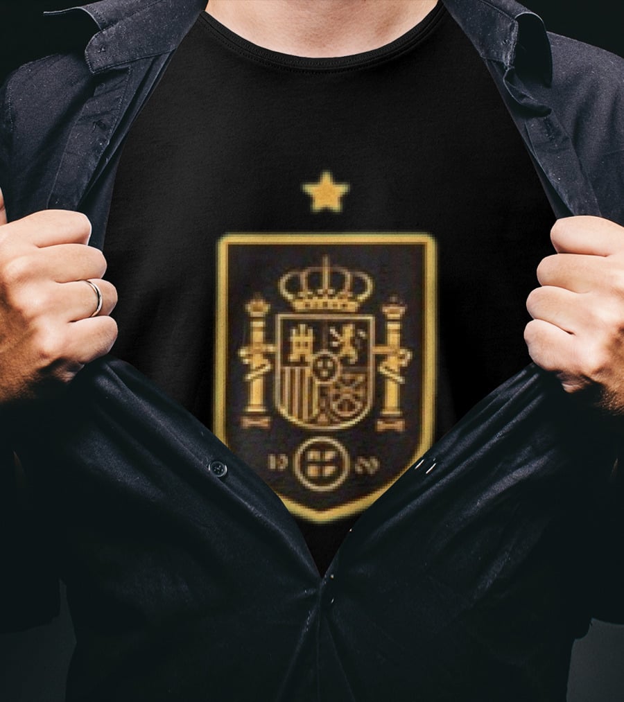Spain National Team Maroon 1863FC True To Glory Crest T-Shirt