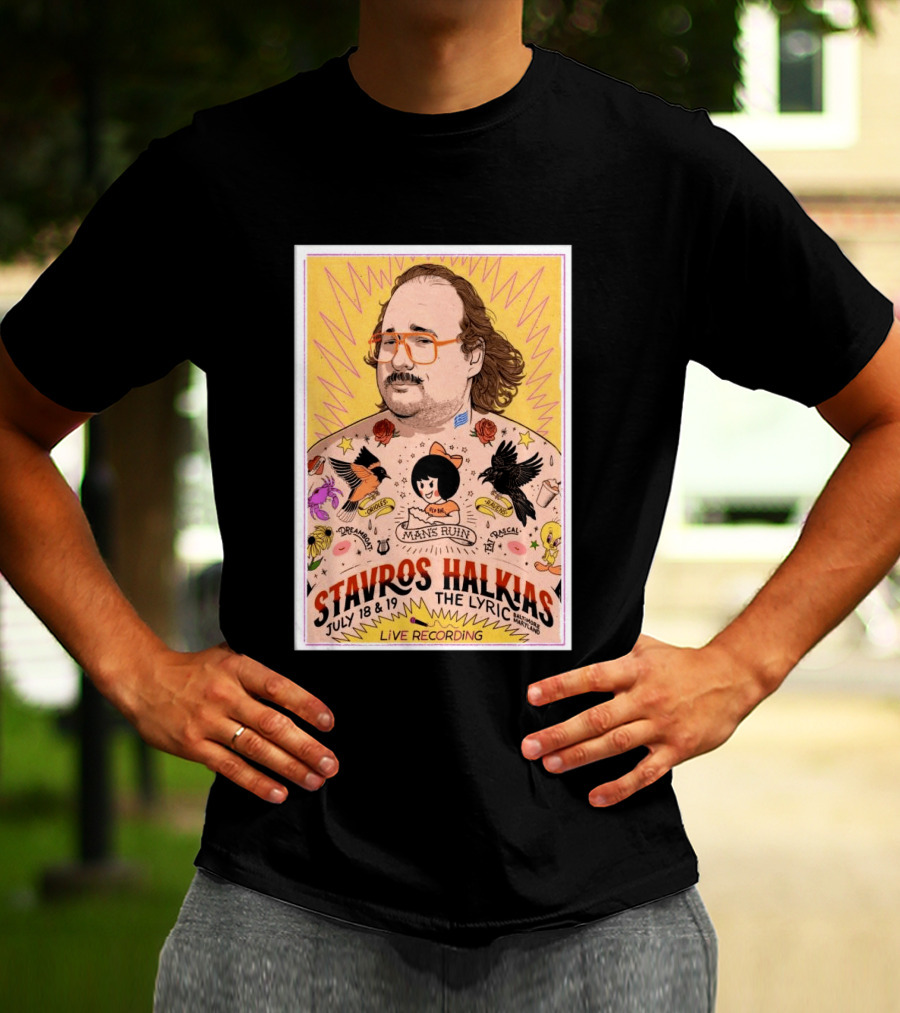 Stavros Halkias Live Recording Baltimore July 18 19 2026 The Lyric Event T-Shirt