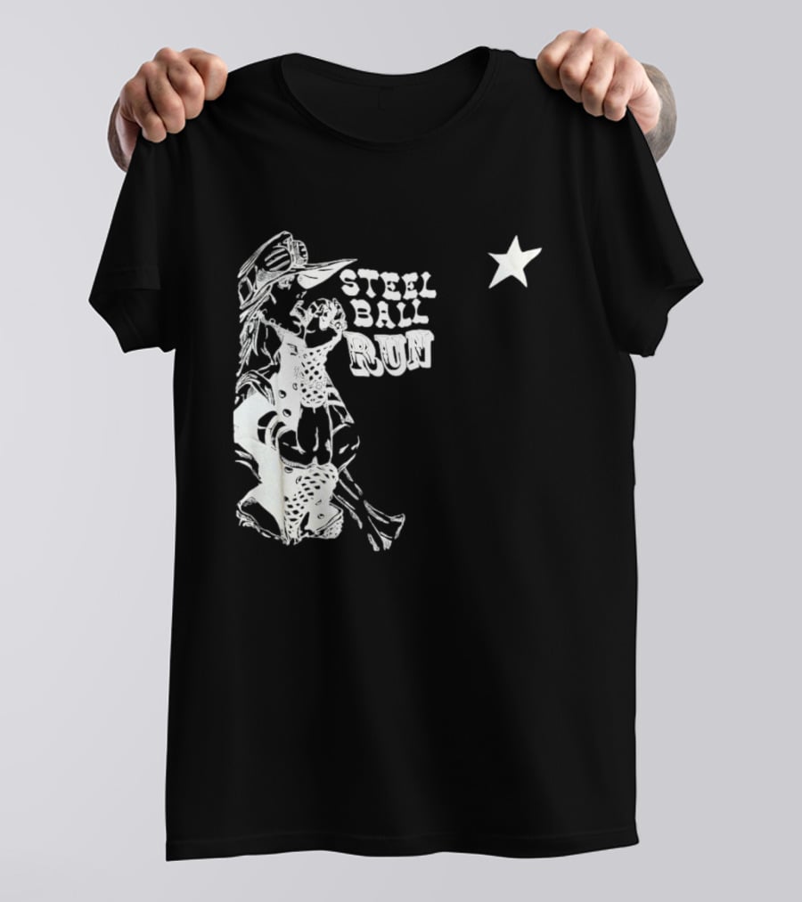 Steel Ball Run Gyro Zeppeli JoJo's Bizarre Adventure Star T-Shirt