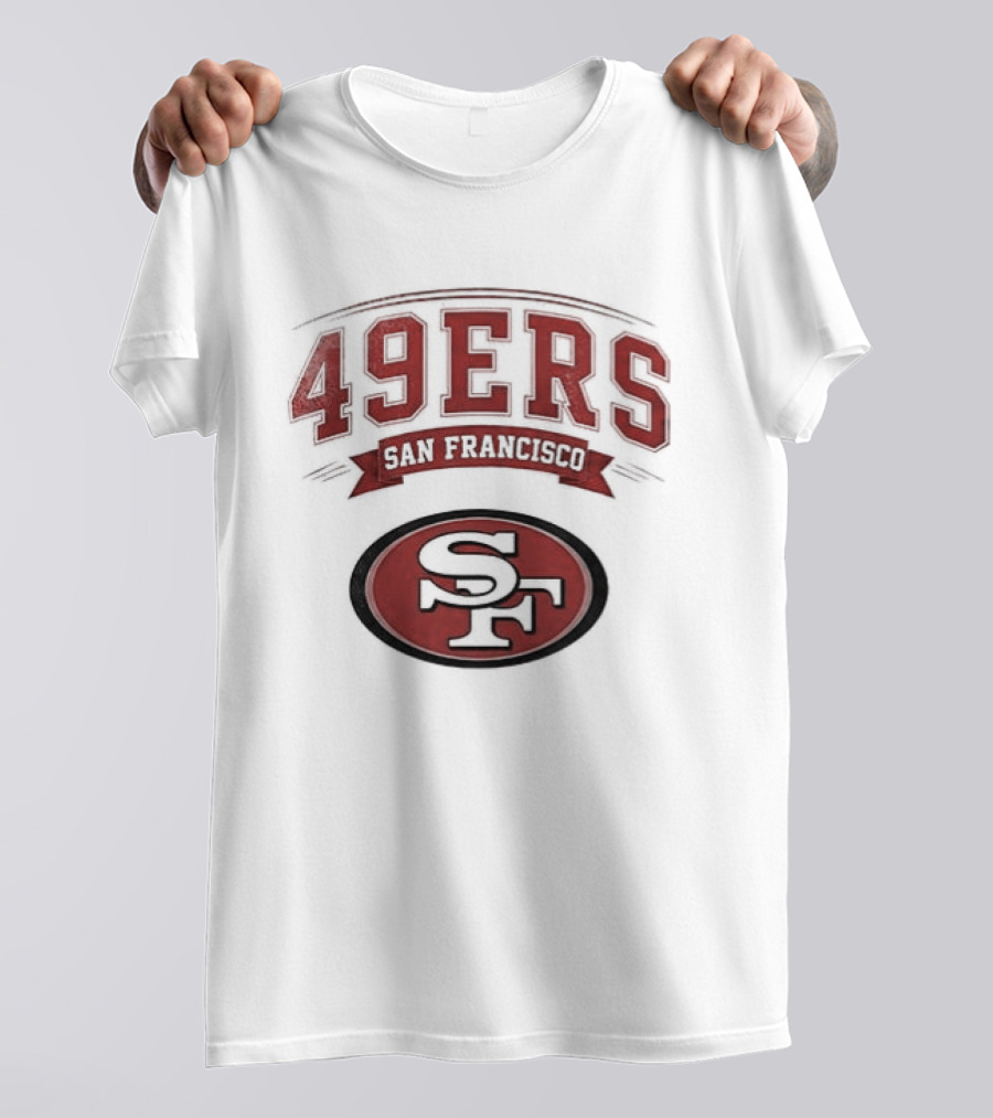 San Francisco 49ers Ghostface Running Football 49ers SF T-Shirt