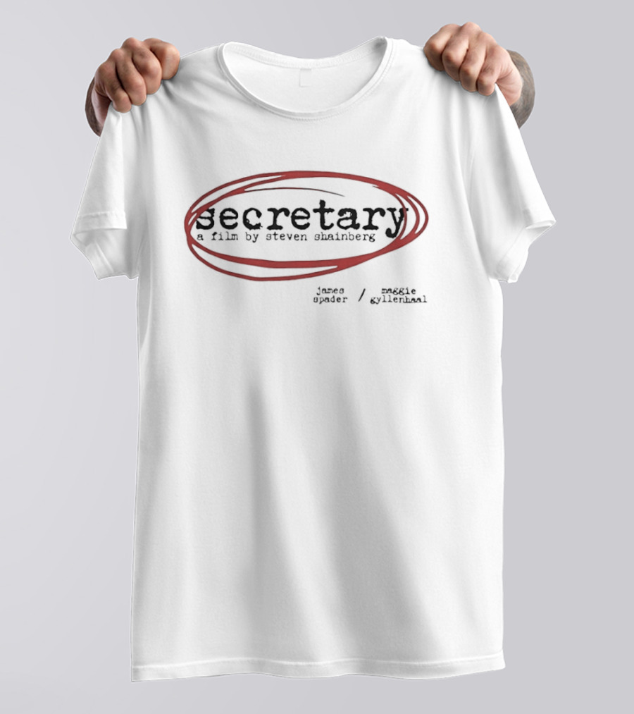 Secretary Film By Steven Shainberg Starring James Spader And Maggie Gyllenhaal T-Shirt
