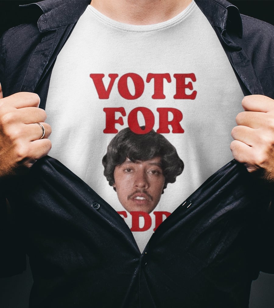 Vote For Pedro Distressed Vintage Style Iconic Headshot Retro Movie Reference T-Shirt