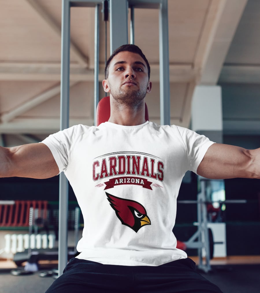 Arizona Cardinals Ghostface Running Football Combination T-Shirt