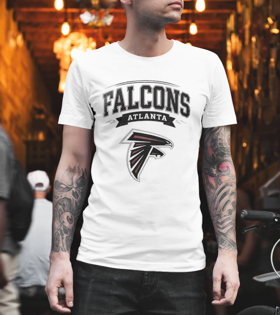 Atlanta Falcons Ghostface Running Football Collaboration Fan Gear T-Shirt