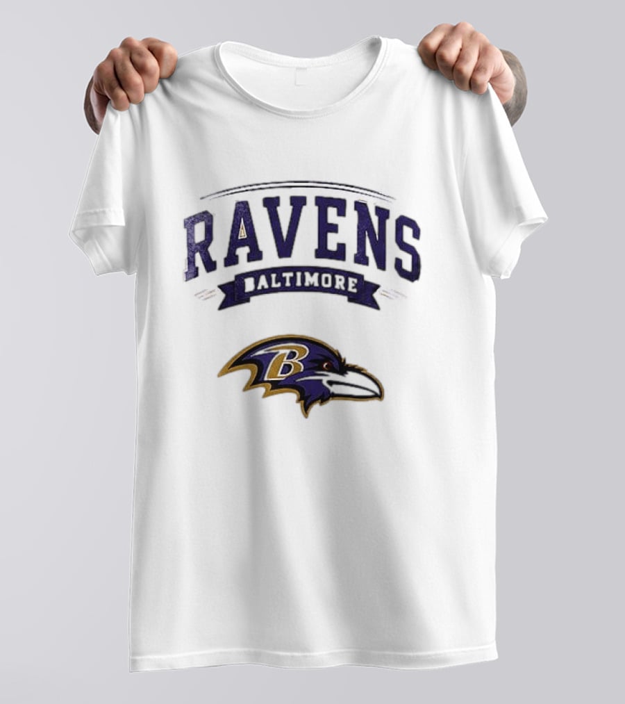 Baltimore Ravens Ghostface Running Football Ravens Baltimore T-Shirt
