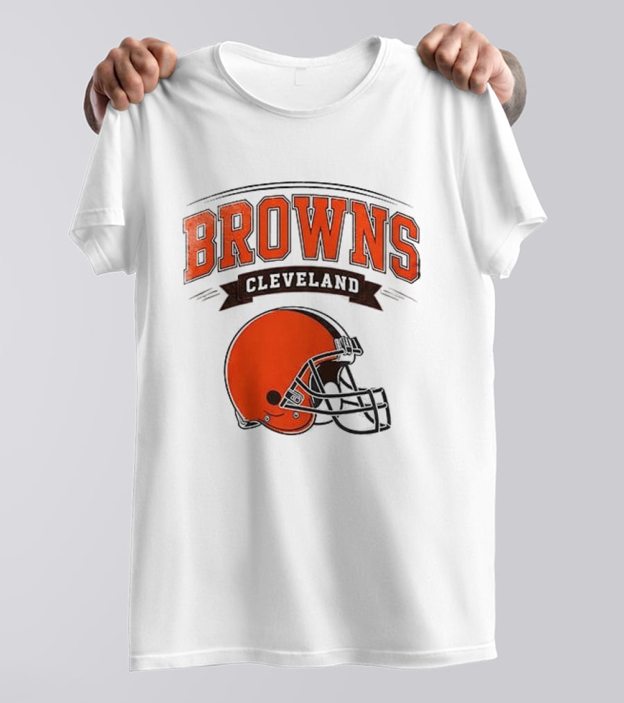 Cleveland Browns Ghostface Running Football Collaboration T-Shirt