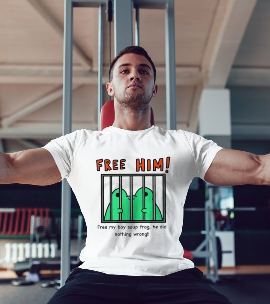 Free Him Soup Frog He Did Nothing Wrong T-Shirt