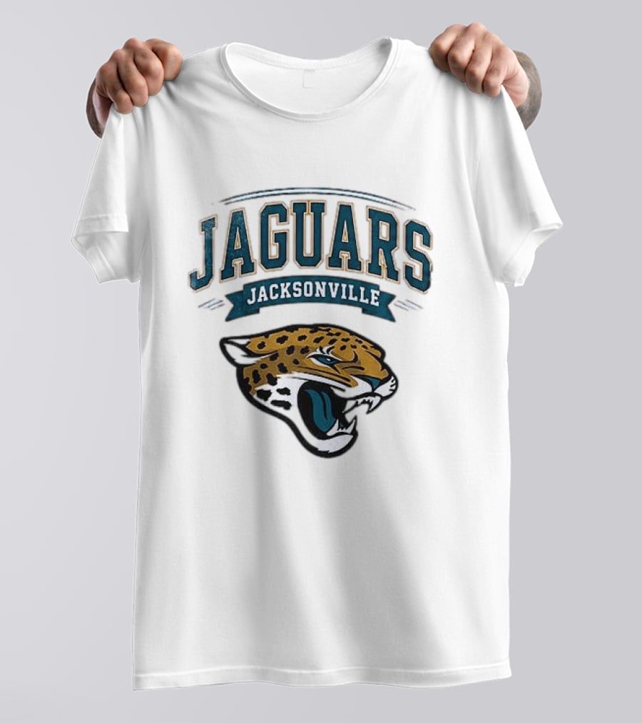 Jacksonville Jaguars Ghostface Running Football Sports Collaboration T-Shirt