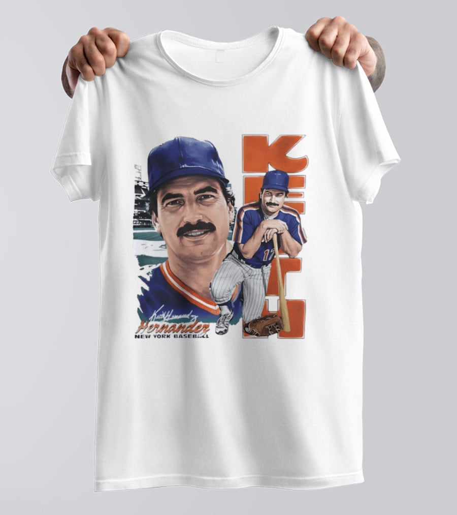Keith Hernandez New York Baseball Mets KEITH T-Shirt