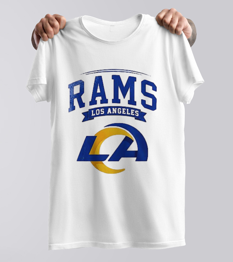 Los Angeles Rams Ghostface Running Football Collaboration T-Shirt