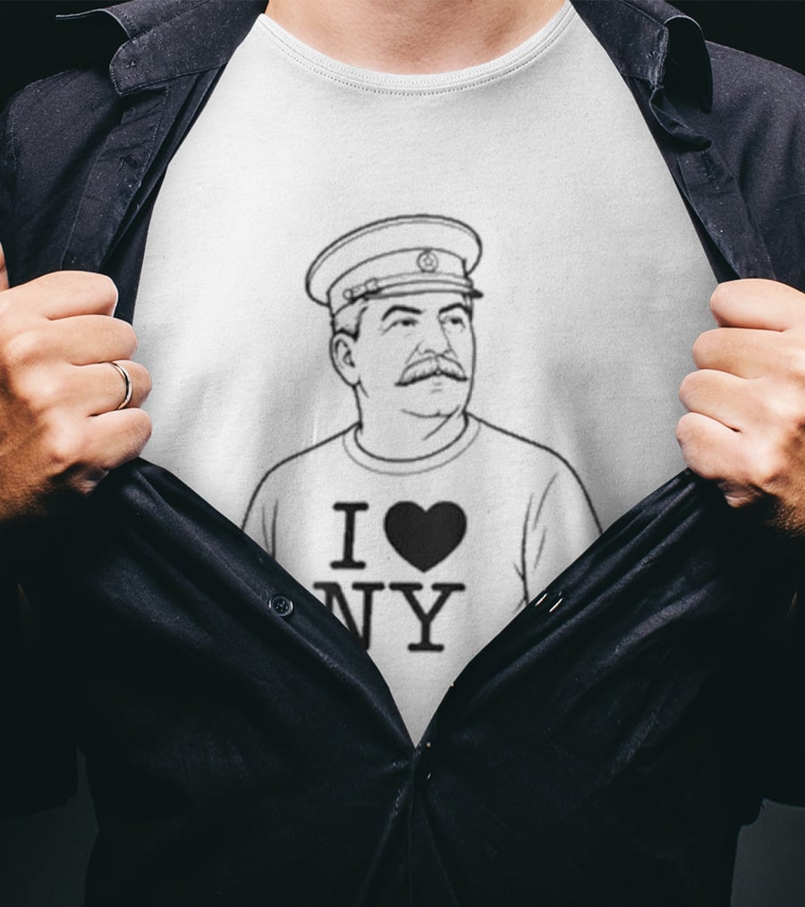Iosif Vissarionovich Stalin I Heart NY T-Shirt