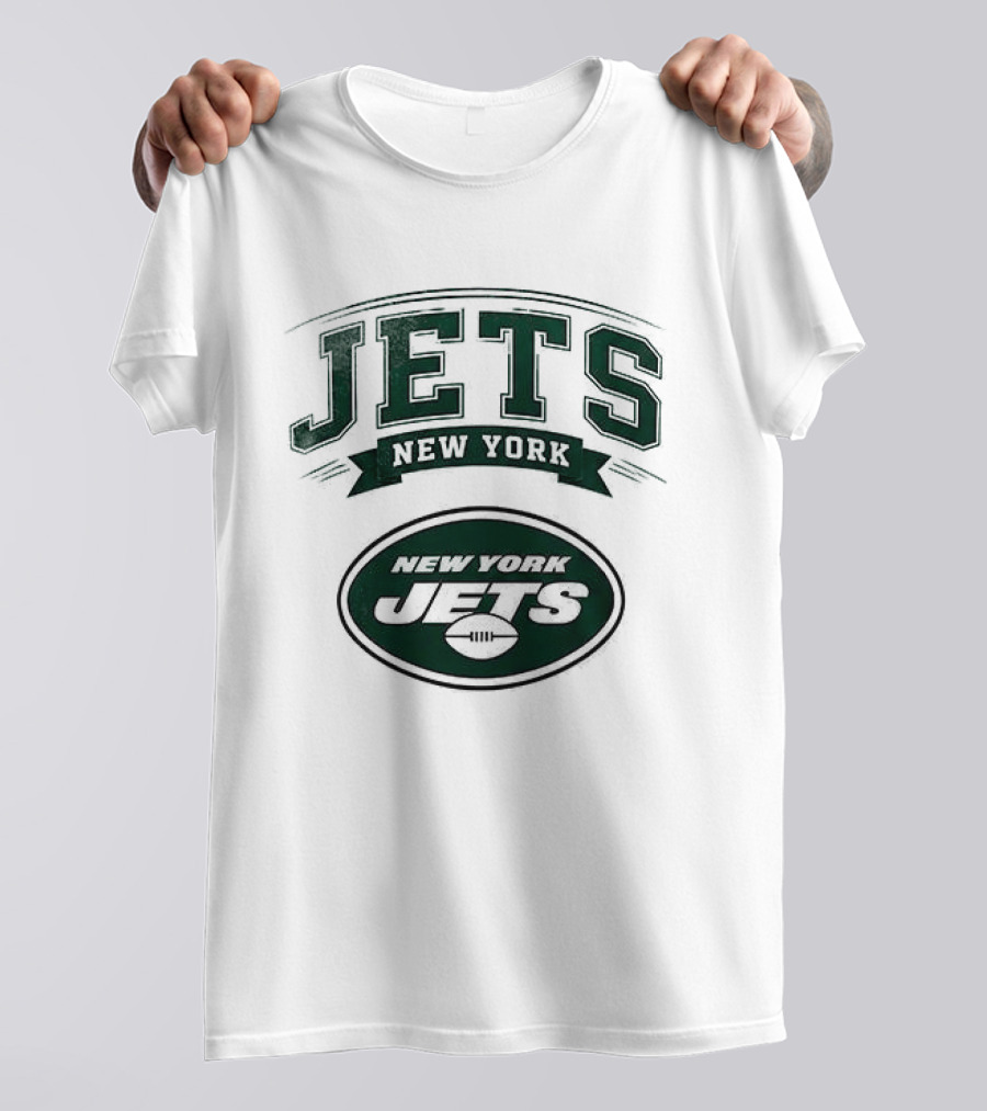 New York Jets Ghostface Running Football Collaboration T-Shirt