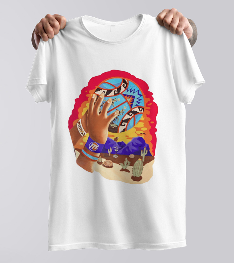Phoenix Suns Desert Basketball Southwest NBA Cactus Mountain T-Shirt