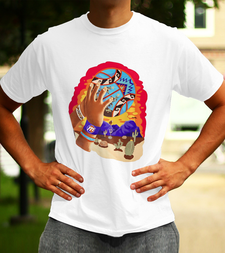 Phoenix Suns Desert Basketball Southwest NBA Cactus Mountain T-Shirt