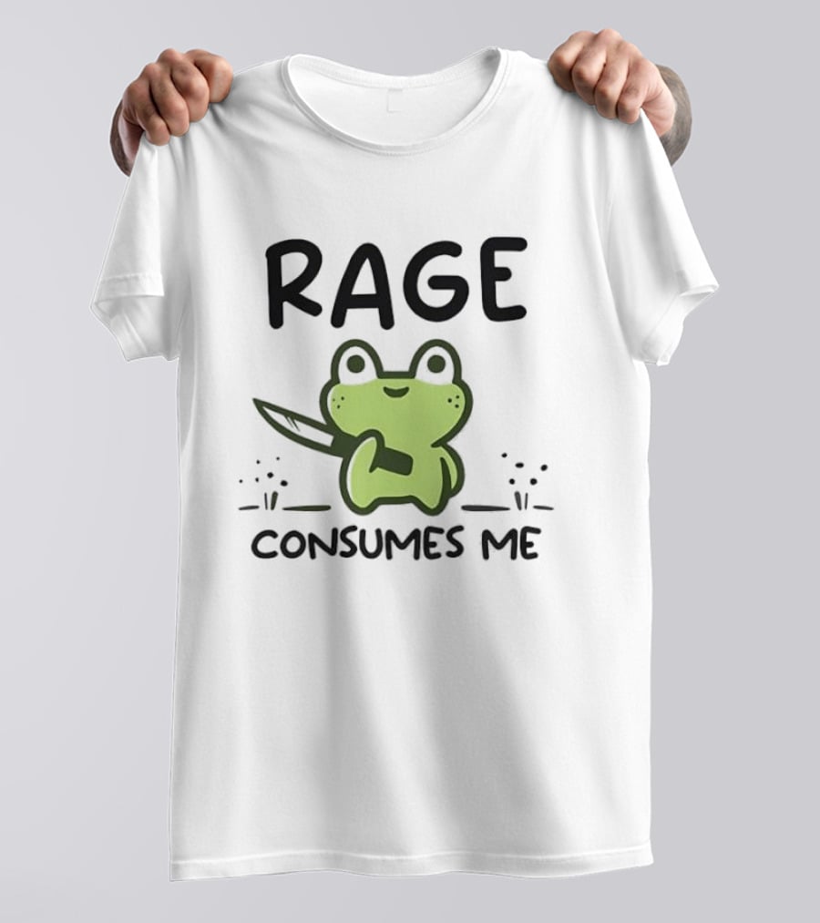 Rage Consumes Me Frog T-Shirt