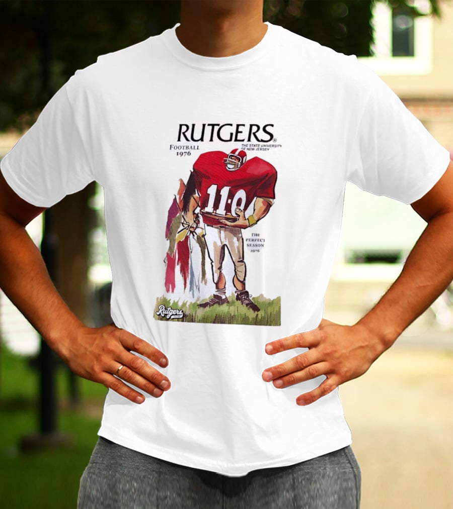 Rutgers Football 1976 The State University Of New Jersey Perfect Season 11 0 T-Shirt