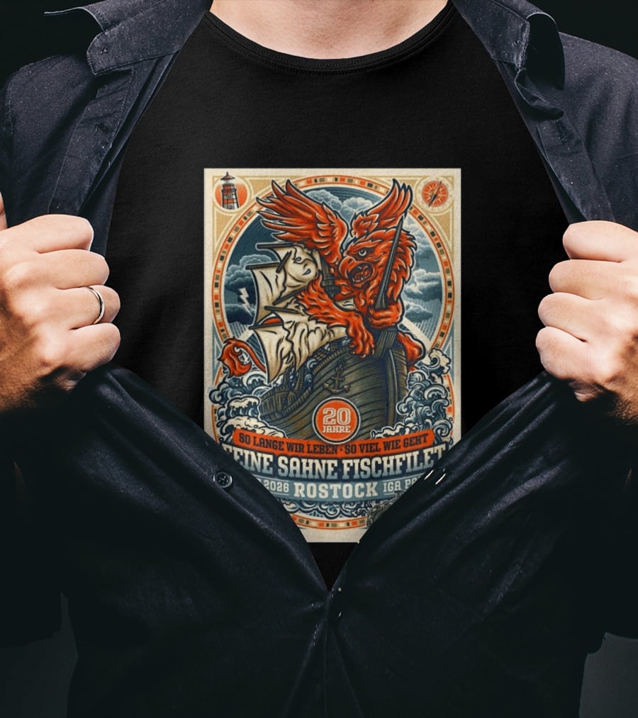 So Lange Wir Leben So Viel Wie Geht Feine Sahne Fischfilet 20 Jahre Rostock 18.07.2026 IGA Park T-Shirt