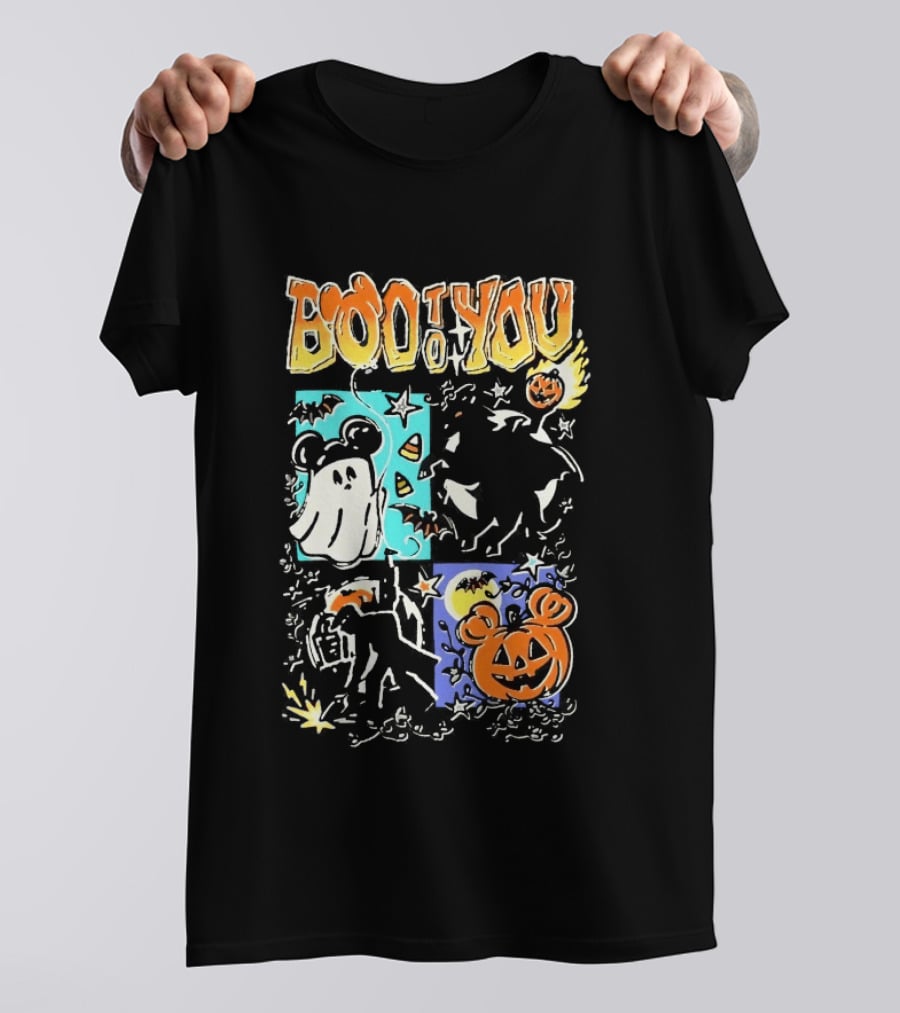 Boo To You Ghost And Pumpkin Halloween Fun T-Shirt