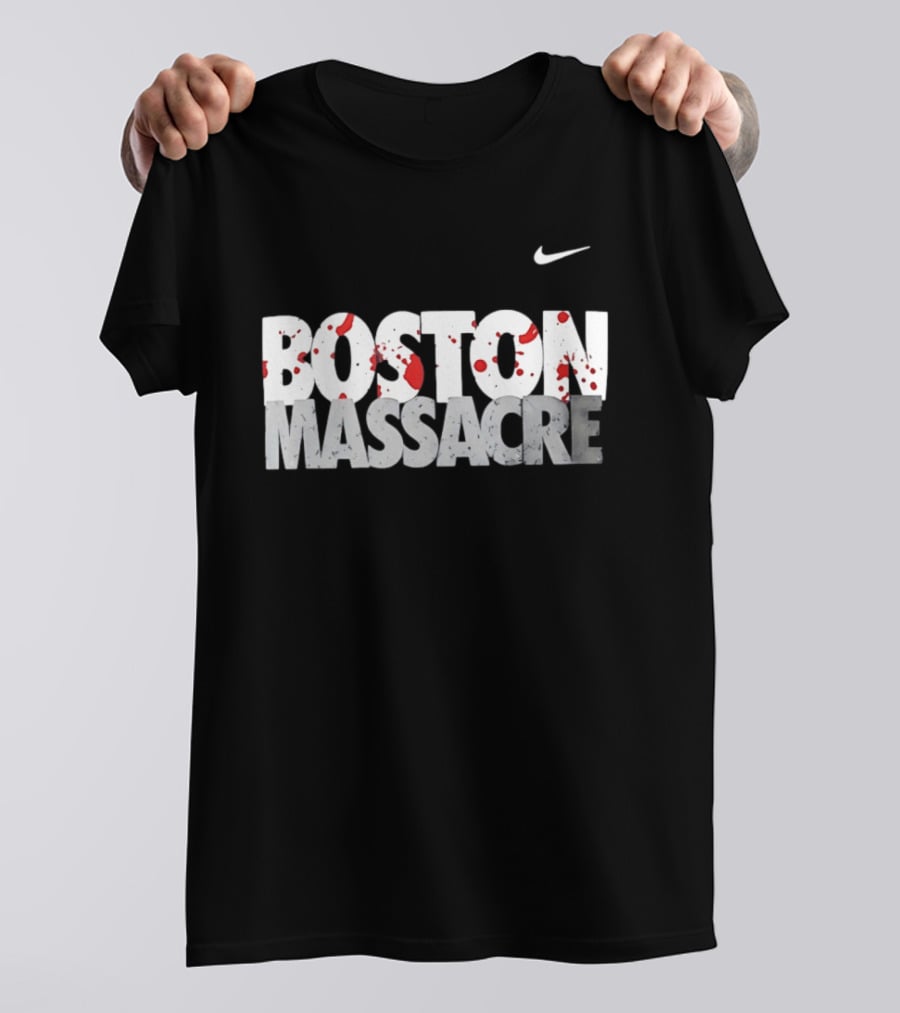 Boston Massacre Nike Blood Splatter T-Shirt