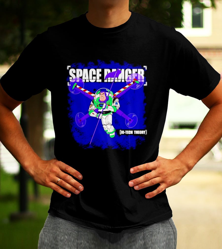 Space Ranger Hi Tech Theory Buzz Lightyear Toy Story T-Shirt