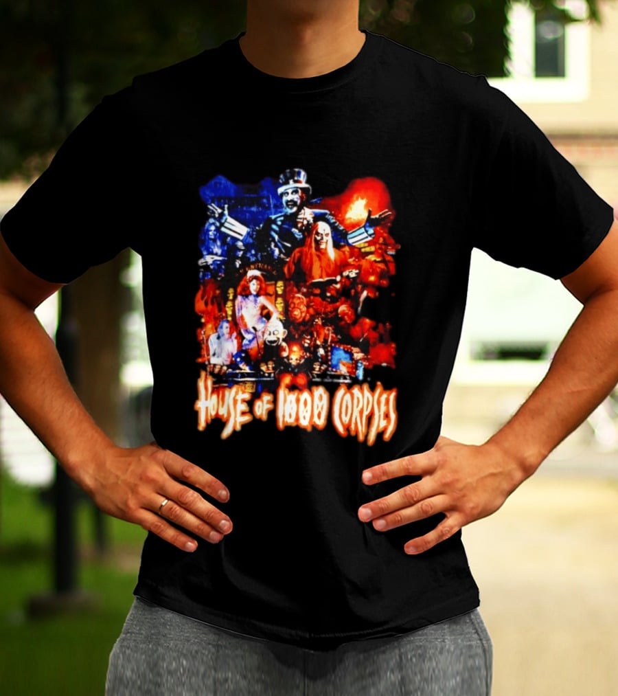 House Of 1000 Corpses Rob Zombie Horror Movie Captain Spaulding T-Shirt