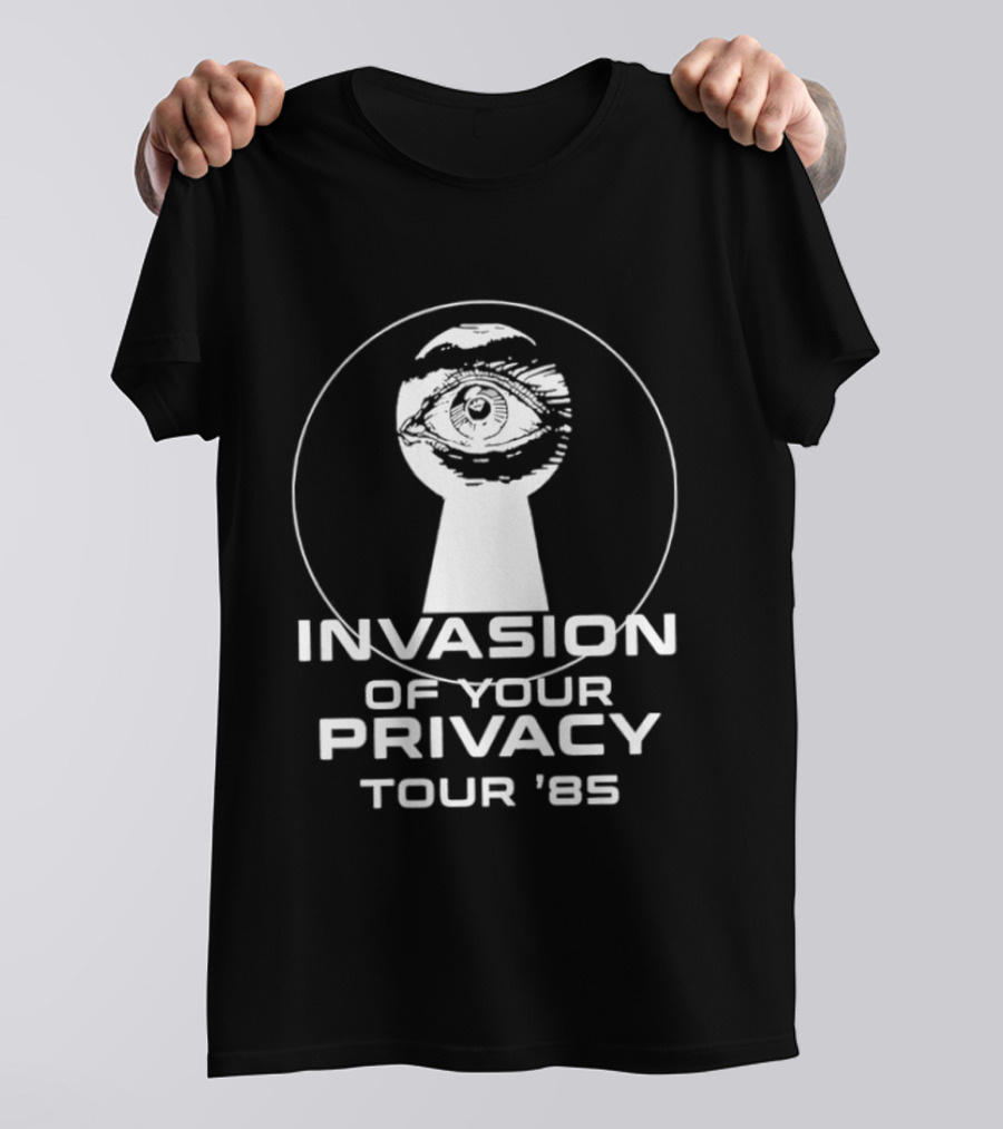 Invasion Of Your Privacy Tour '85 Keyhole T-Shirt