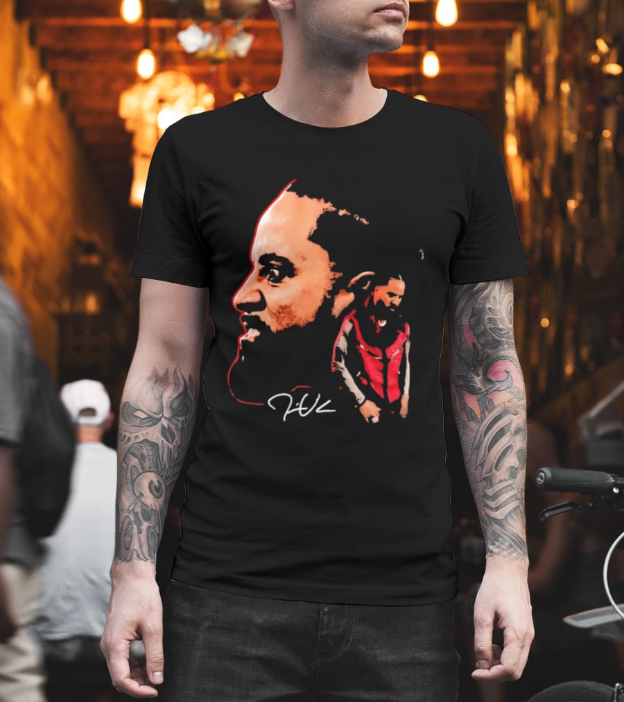 Jimmy Uso WWE Wrestling The Bloodline Abstract T-Shirt