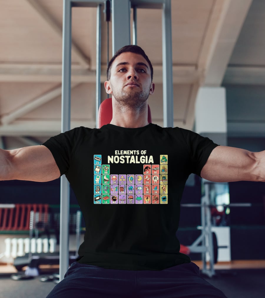 Elements Of Nostalgia Periodic Table Classic Memories T-Shirt