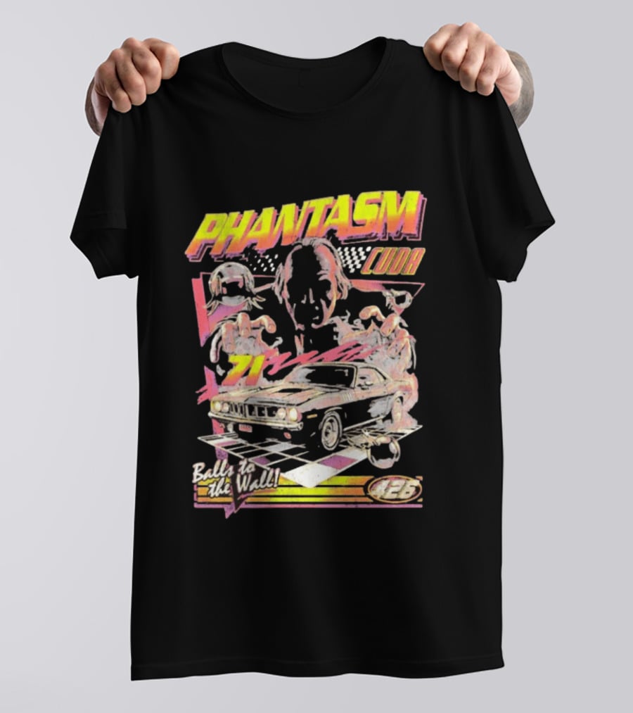Phantasm Cuda 71 Balls To The Wall 426 Racing T-Shirt