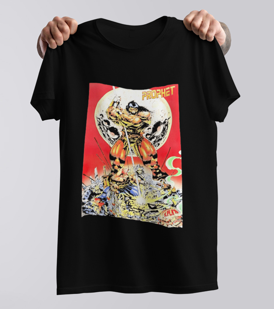 Prophet Comic SPLAT Comics Moon Battle Scene Cover T-Shirt
