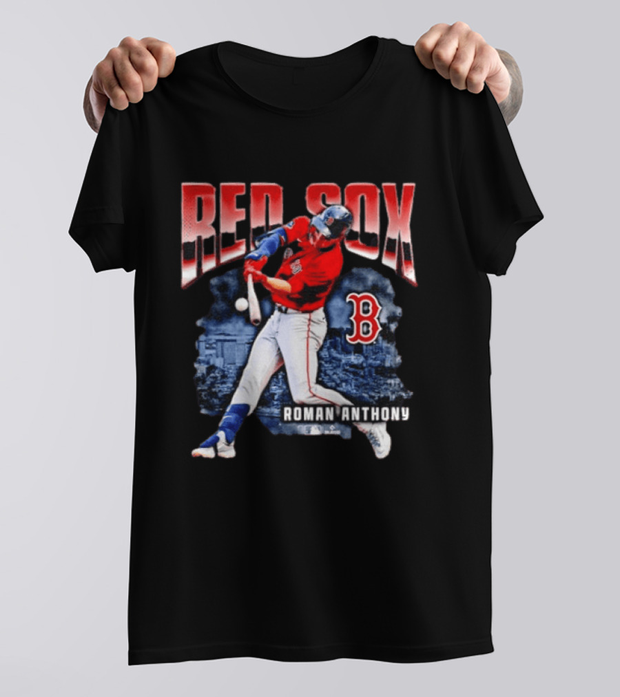 Red Sox Roman Anthony Boston MLB Players Iconic Baseball T-Shirt