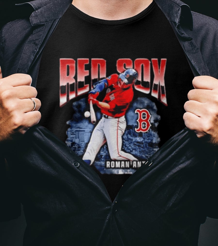 Red Sox Roman Anthony Boston MLB Players Iconic Baseball T-Shirt