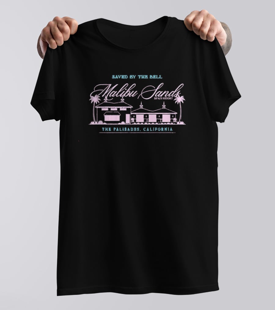 Saved By The Bell Malibu Sands The Palisades California T-Shirt