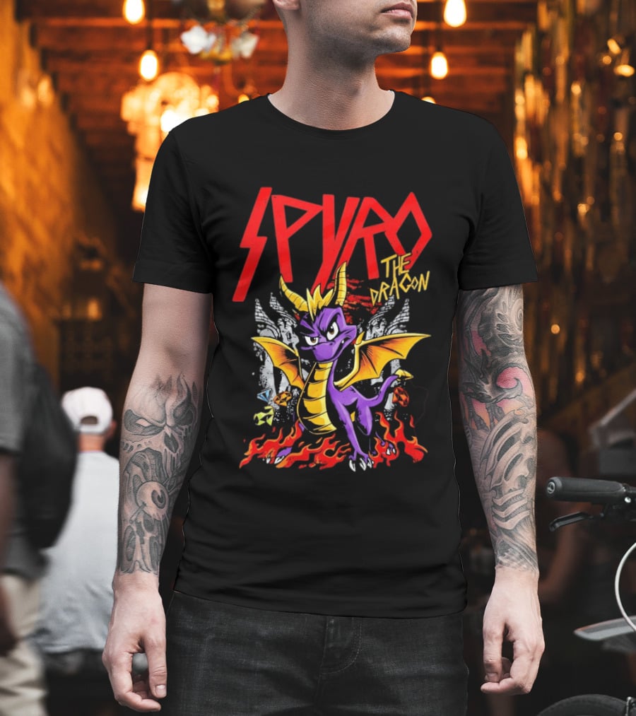 Spyro The Dragon Flaming Adventure T-Shirt