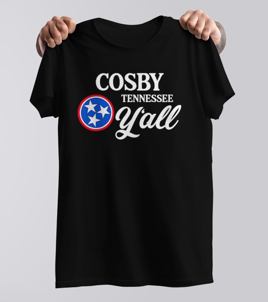 Cosby Tennessee Y'all Three Stars T-Shirt