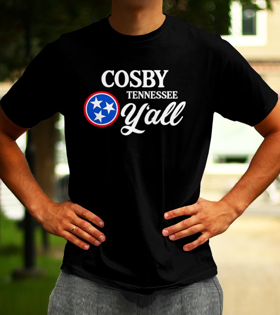 Cosby Tennessee Y'all Three Stars T-Shirt