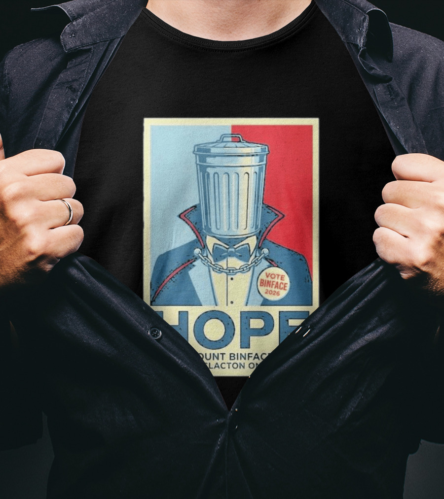Vote Binface 2026 Hope Count Binface For Clacton On Sea T-Shirt