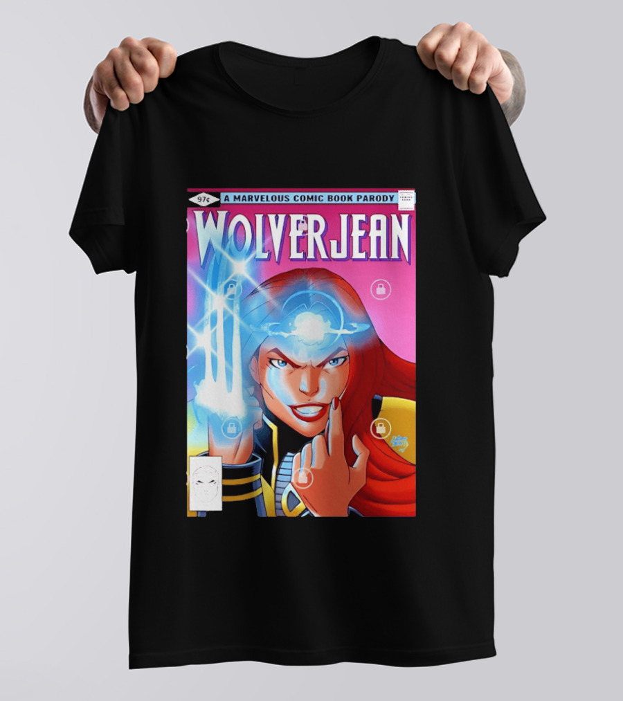 Wolverjean A Marvelous Comic Book Parody Cover 97 Cents T-Shirt