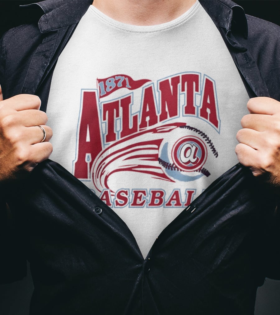 Atlanta Baseball 1871 Vintage Style MLB Team Fan T-Shirt