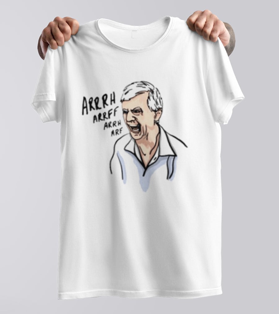 Barking Dog Man Arrrh Arrff Arrh Arf Yelling Character Meme T-Shirt
