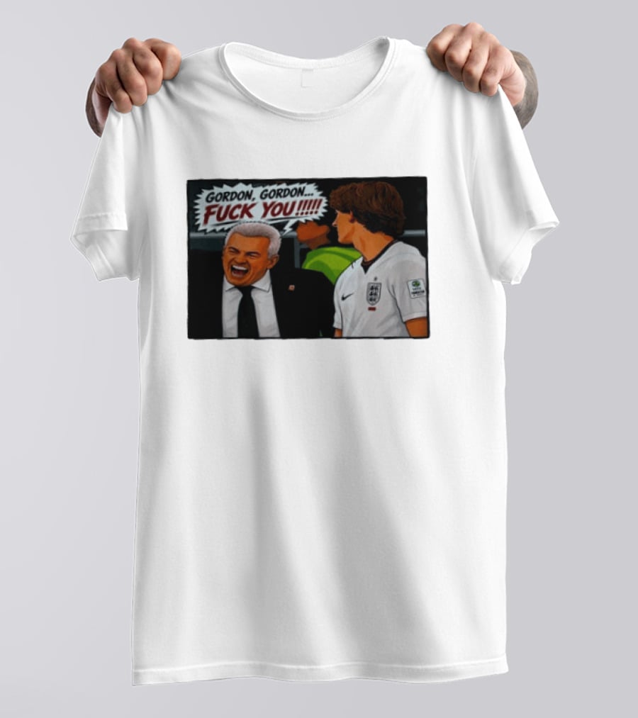 Gordon Gordon Fuck You England Football Meme Comic T-Shirt