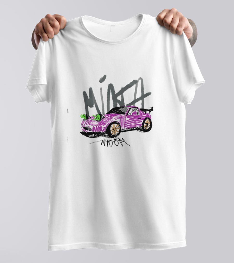 Mazda Miata JDM Childish Scribble Car Artwork NOOM T-Shirt