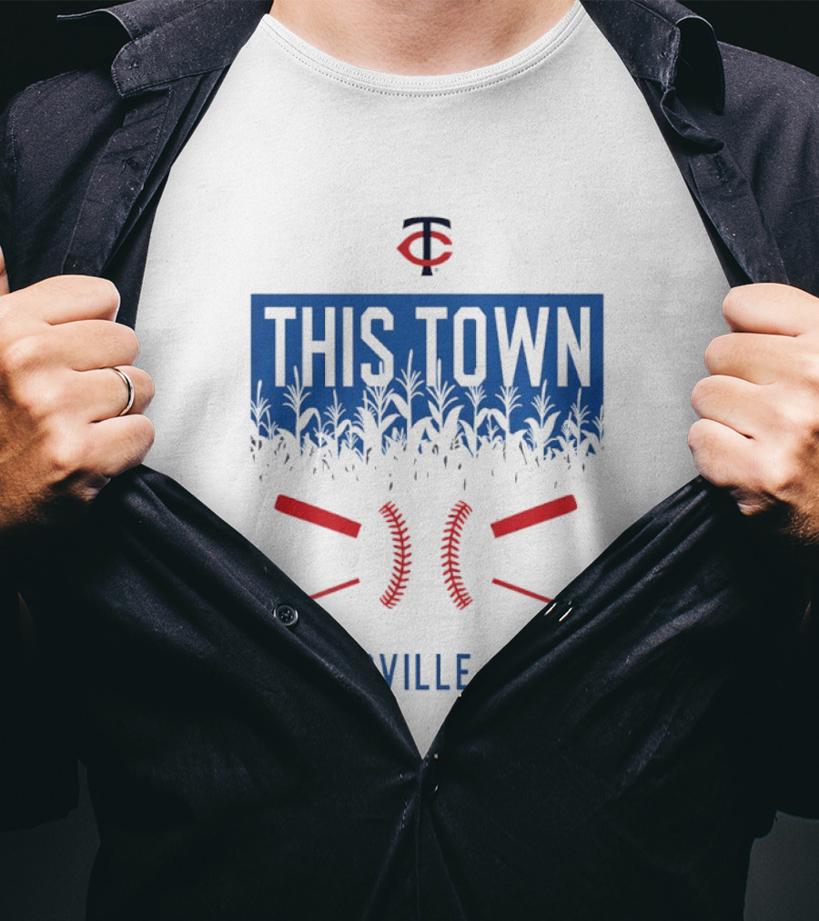 Minnesota Twins 2026 Field Of Dreams Dyersville Iowa This Town T-Shirt