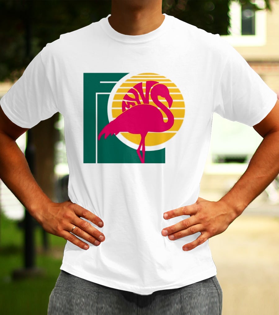 Move Flamingo Sunset Tropical FNS T-Shirt