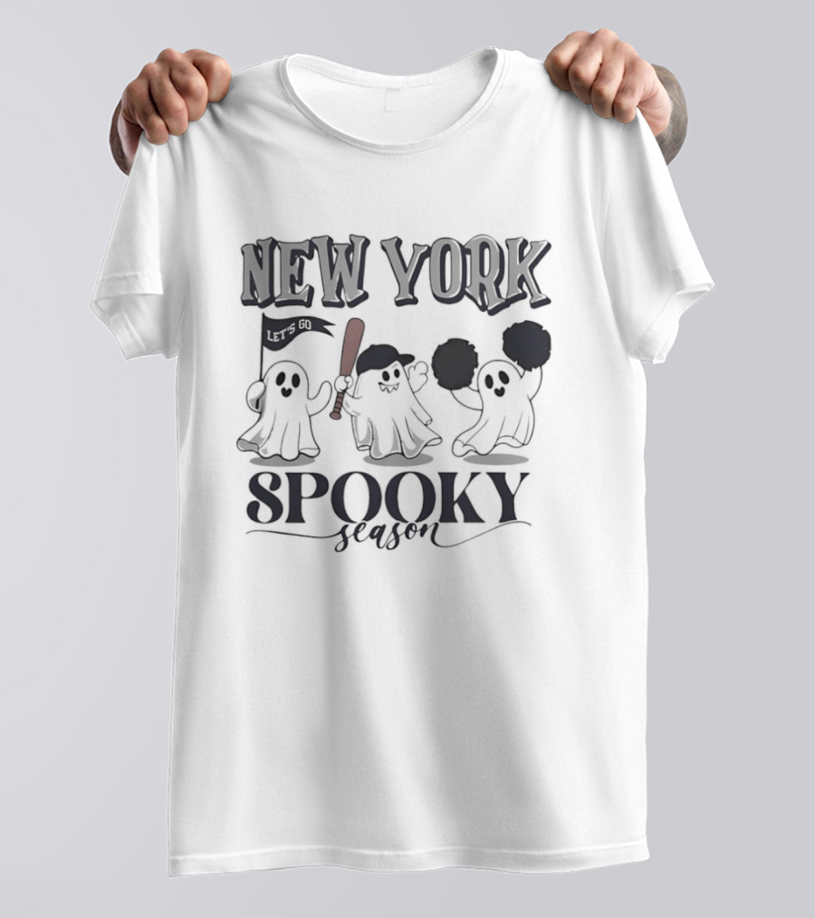 New York Spooky Season Ghosts Halloween Fun T-Shirt