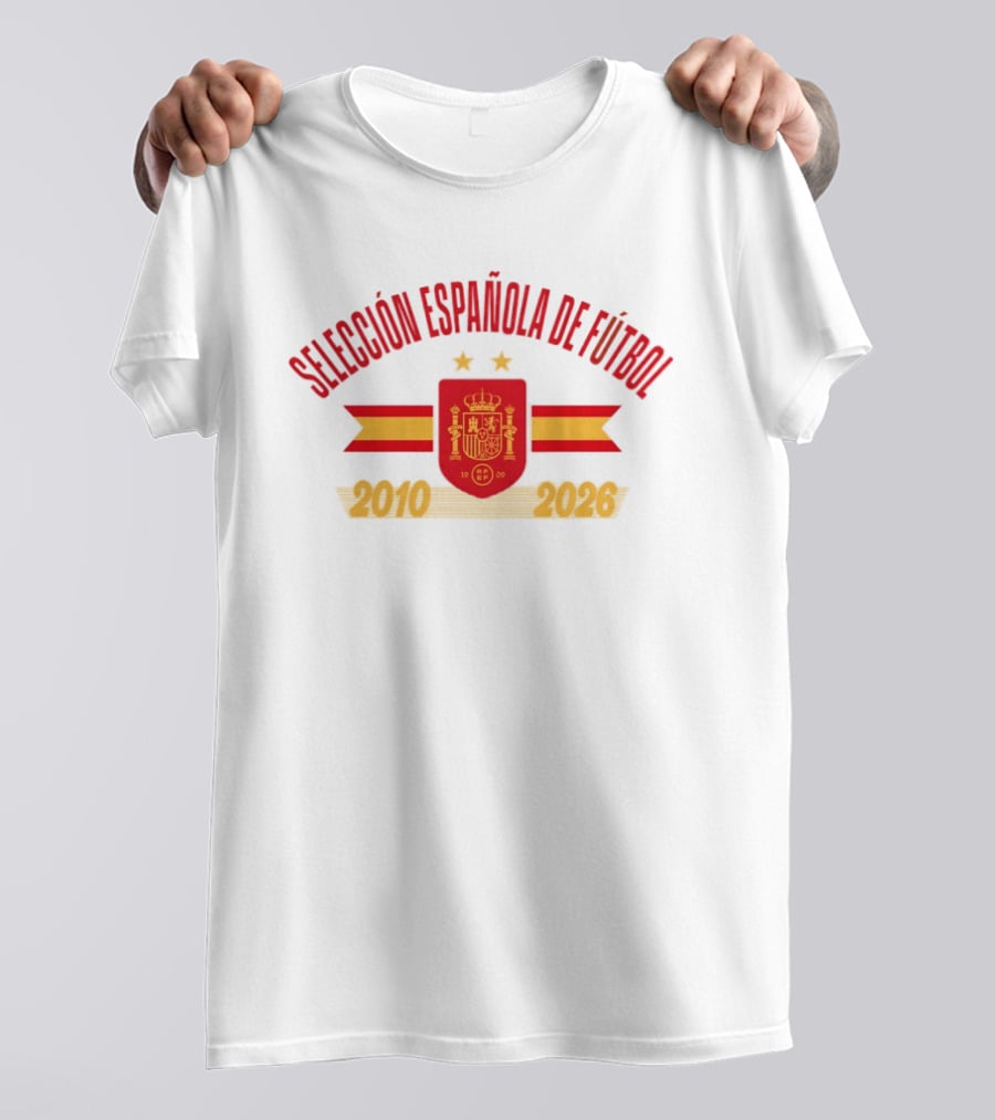 Selección Española De Fútbol 2010 2026 Spain National Team T-Shirt