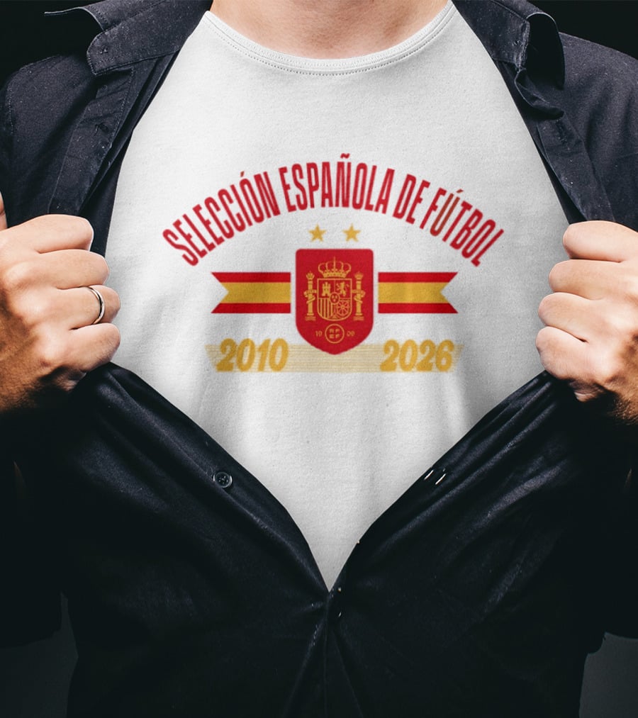 Selección Española De Fútbol 2010 2026 Spain National Team T-Shirt