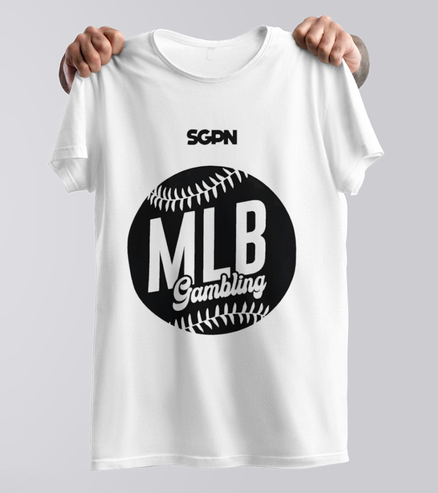 SGPN MLB Gambling Baseball Betting Enthusiasts T-Shirt